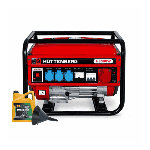 Huttenberg H8500W E-Start Benzine Generator 2.5KW actiepakket