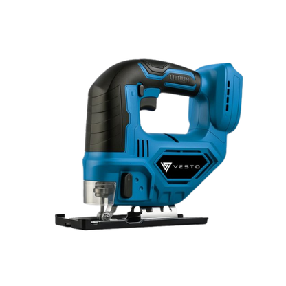 Vesto® Accu Decoupeerzaag – 21V Li-Ion – Variabele Snelheid – Zaagdiepte 65 mm – Incl. 2 Accu’s, Zaagbladen & Koffer